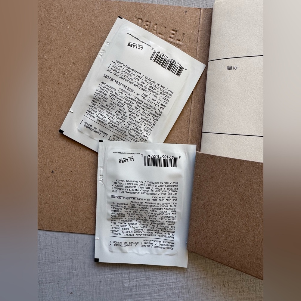 NWT Le Labo Conditioner Hinoki 3ml x2